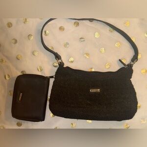 Rosetti Black Shoulder Bag Set